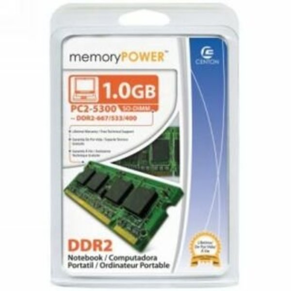 Centon Centon Pc2-5300 (667Mhz) Ddr2 Sodimm Memory 1Gb : 1Gb667Lt 1GB667LT